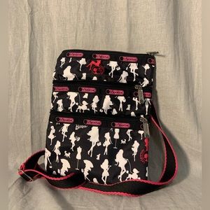 NWOT✨LeSportsac Barbie Collaboration Crossbody Bag with Three Front Pockets 💗🎀